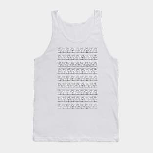 Cursive Unicorns Tank Top